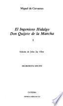 El ingenioso hidalgo Don Quijote de la Mancha
