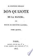 El ingenioso hidalgo Don Quijote de la Mancha