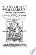 El ingenioso hidalgo Don Qvixote de la Mancha