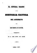 El jeneral Obando a la Historia crítica del asesinato del gran mariscal de Ayacucho publicada por el señor Antonio José Irisarri, Lima, 1847