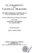El Juramento del caudillo huronés
