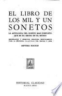 El libro de los mil y un sonetos