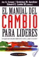 El manual del cambio para líderes