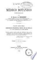 El médico botánico criollo