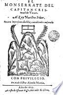 El Monserrate del capitan Cristoual de Virues