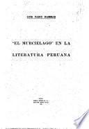 El Murciélago en la literatura peruana