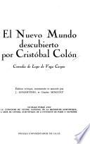 El nuevo mundo descubierto por Cristobal Colon