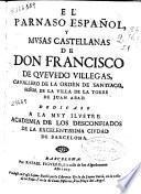 El Parnaso español y Musas castellanas