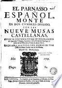 El parnasso español, con ls Nueve musas castellanas
