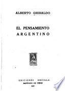 El pensamiento argentino
