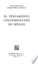 El pensamiento contemporáneo en México