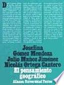 El pensamiento geográfico