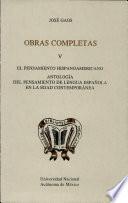 El pensamiento hispanoamericano