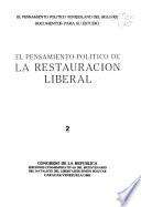 El pensamiento político de la Restauración Liberal