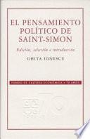 El pensamiento político de Saint-Simon