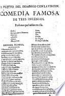 (El) |Pleyto del Demonio con la Virgen. Comedia famosa de tres ingenios...