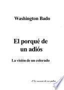 El porqué de un adiós
