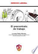 El precontrato de trabajo