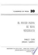 El primer poema de tema venezolano