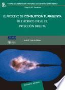 El proceso de combustión turbulenta de chorros Diesel de inyección directa