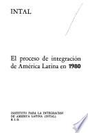 El Proceso de integración en América Latina
