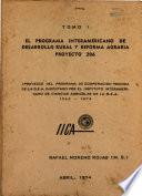 El Programa Interamericano de Desarrollo Rural Y Reforma Agraria Proyecto 206