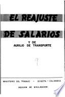 El Reajuste de salarios y de auxilio de transporte