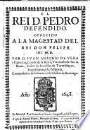 El Rei D. Pedro defendido