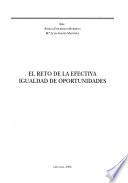 El reto de la efectiva igualdad de oportunidades