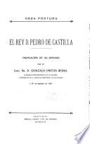 El rey D. Pedro de Castilla