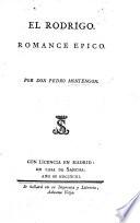 El Rodrigo. Romance epico