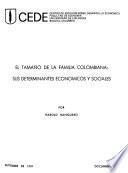 El tamaño de la familia colombiana