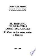 El Tribunal de Garantías Constitucionales