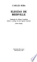 Elegías de Bierville
