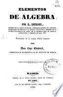 Elementos de álgebra