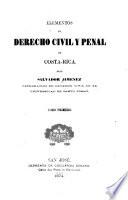 Elementos de derecho civil y penal de Costa Rica