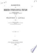 Elementos de derecho internacional privado