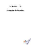 Elementos de literatura
