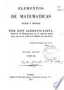 Elementos de matemáticas puras y mixtas