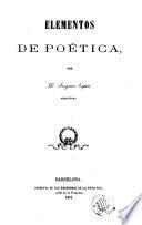 Elementos de poética
