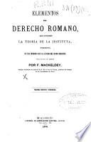 Elementos del derecho romano