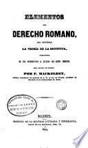 Elementos del derecho romano