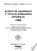 Elenco de grandezas y títulos nobiliarios españoles, 1969