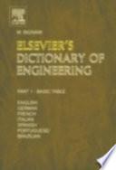 Elsevier's Dictionary of Engineering