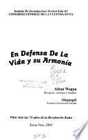 En defensa de la vida y su armonía