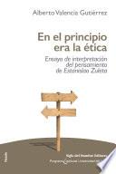En el principio era la ética