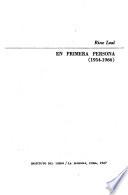 En primera persona, 1954-1966