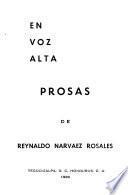 En voz alta