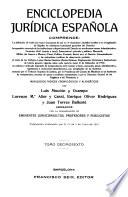 Enciclopedia jurídica española ...
