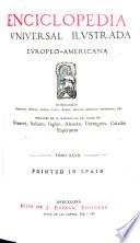 Enciclopedia universal ilustrada europeo-americana
